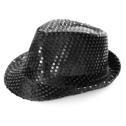 Black unisex sequin - unisex,