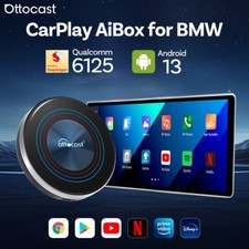 OTTOCAST i3 BMW Wireless Carplay Ai Box Multimedia TV +4G+Youtube+APP w/ Remote