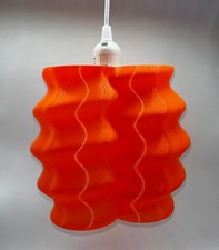 Lampenschirm Orange Retro