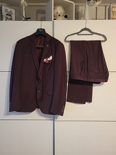 Hochzeitsanzug Herren Bordeaux Gr 52 neuwertig 