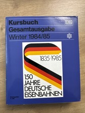 DB Kursbuch Gesamtausgabe 1984/85 Winter 150 Jahre TOP!!!