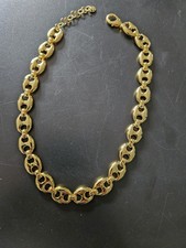 Collier Gelb Vergoldet Messing