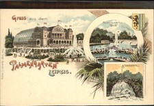 Leipzig Palmengarten Wasserfall Teich