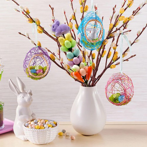 Osterbaum mit eiern hase - mit,