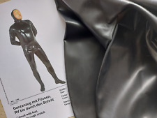 Latex Herren Ganzanzug Schwarz Zip Black Catsuit Overall Anzug Rubber Body Maske