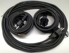 KONTUREN-ANSCHLUSSLEITUNG 2m 3m 5m - 50m GUMMI  H07RN-F 2x1-3x1,5 GUMMILEITUNG.