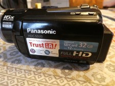 Panasonic HDC-SD20 Full HD Videocamcorder mit defektem Objektivverschluss