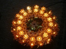 Leuchtender Weihnachtsstern - Fensterstern oder Baumstern - Vintage 80 er Jahre