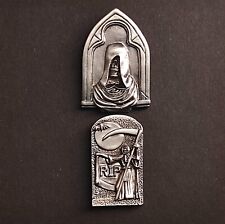 2er SET: PIN/Anstecker: Skull