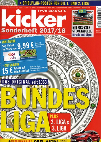 Kicker bundesliga sonderheft - bundesliga,