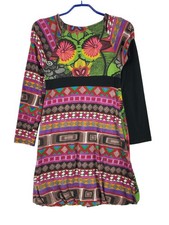 Desigual Kinder Mädchen Sweetheart Hals Knielanges Kleid Größe 11-12 Y. O