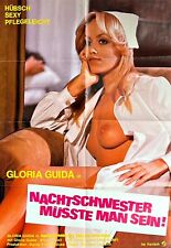 Original Filmplakat - Sex Erotik - Nachtschwester müsste man sein - Gloria Guida