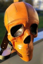 Leder Rucksack Totenkopf –