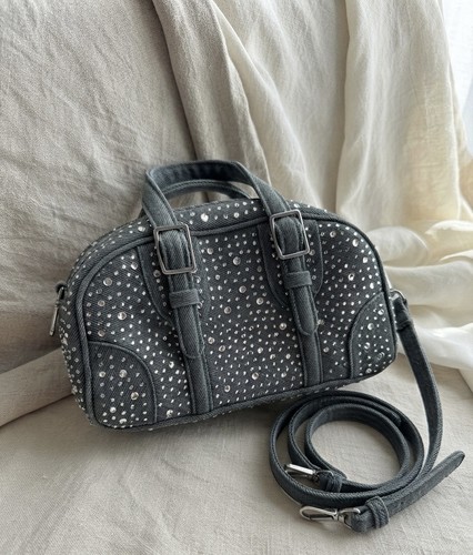 Zara glitter bag denim optik - glitter, denim-optik
