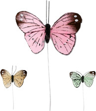 Feder Deko-Schmetterlinge