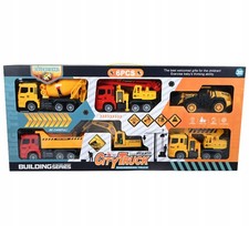 Großes Baufahrzeug Set 6tlg