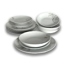 Van Well SERA 18-teilig Tafelservice Porzellan Geschirrset Tellerset 6 Personen