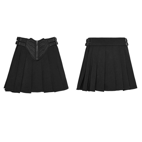 Punk rave minirock black - rave,