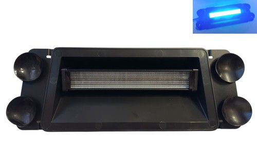 Led frontblitzer blau 24v - led,