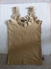 Top,Gr.XS/S, DIDI, Neu, m Spitze,elastisch,schick,oliv