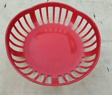 Brotkorb Sonja Plastic Korb Rot Brötchenkorb Retro Kult 