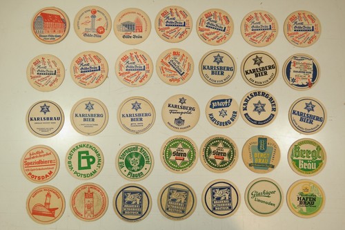Konvolut alte bierdeckel - konvolut,