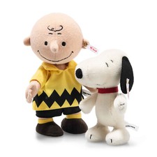 Steiff Limited Edition Charlie Brown mit Snoopy 75th Anniversary Kostenlose Lieferung 