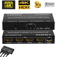 Way hdmi switch hdr 4k - hdmi, 2.0
