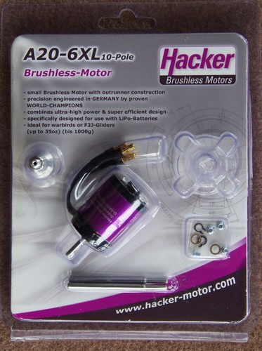 Hacker brushless motor - motor, a20-6xl