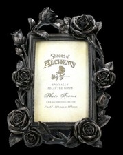 Bilderrahmen - Rose & Vine schwarz - Alchemy England Fantasy Gothic Bilderdeko 