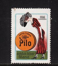 403618/ Reklamemarke - PILO Schuhcreme - Adolf Krebs - Mannheim