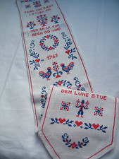 Kreuzstich Stickbild Folklore