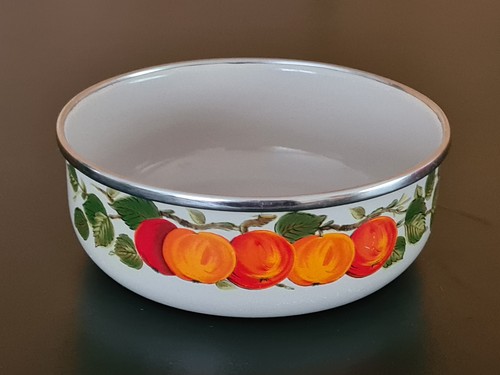 Vintage emaille schüssel - vintage,