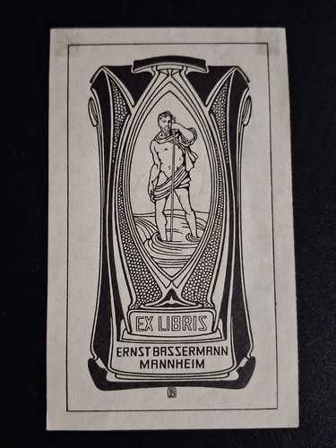 Exlibris bookplate peter - -, v.