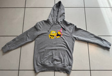 Original BVB Borussia Dortmund Spongebob Hoodie Kaputzenpullover Grau L