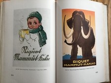 Riquet 9 farbige Abbildungen in einem Buch über Werbelehre von 1929 8 x Hohlwein