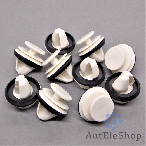 10x befestigung halter 10mm - 10x,