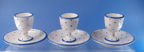 Gmundner keramik blaue tupfen - keramik,