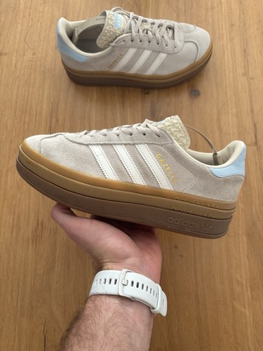 Adidas gazelle bold - gazelle, grau/beige