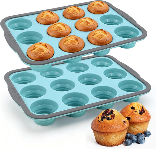 Muffinform silikon 2er set - silikon,