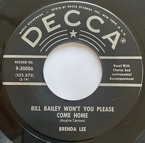 Brenda lee bill baley won - -,