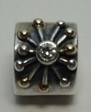 Original Pandora 790188CZ Wüstenstern Element 925 Silber Gold Charms Nr.15