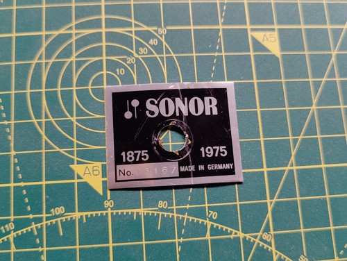 Sonor phonic centennial - sonor, badge