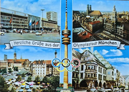 München 1975 bahnhof - ak,