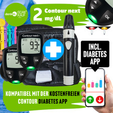 1 x Stechhilfe Microlet + 10 Nadeln 2x Contour next mg/dL+ 2 x Mappe  ⭐️⭐️⭐️⭐️⭐️