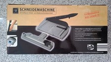 Schneidemaschine (Papier) mit teilbarer Hebel- und Rollenschneideeinheit