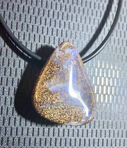 Boulder opal mit kette in - -,