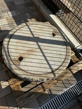 Beton Kanaldeckel 75 cm Durchmesser