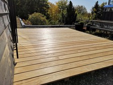 Premium Garapa Dielen Terrassendielen Hartholz Terrassenholz 21x145mm