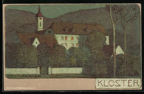 Künstler ernst liebermann - künstler-ak,